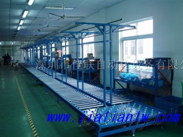 供應帶燈架無動力滾筒輸送機